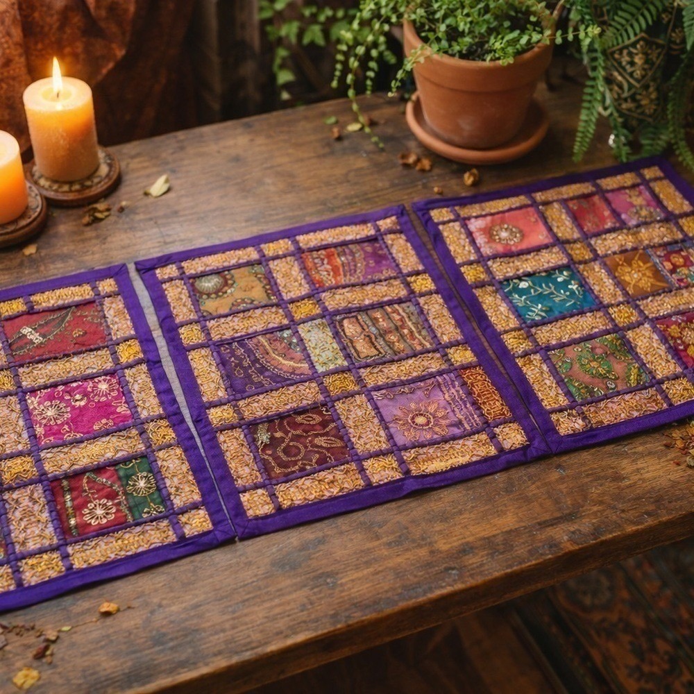 Set of 3 Global Decor Placemats